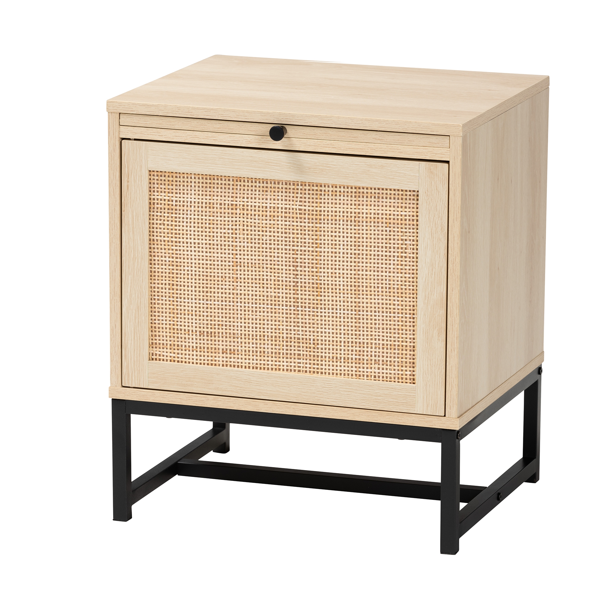 Baxton Studio Caterina Mid Century Modern Transitional Natural